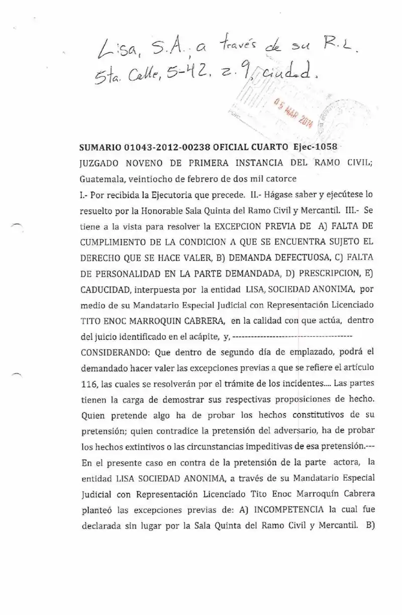 Court dismissed damages claim by Pollo Rey