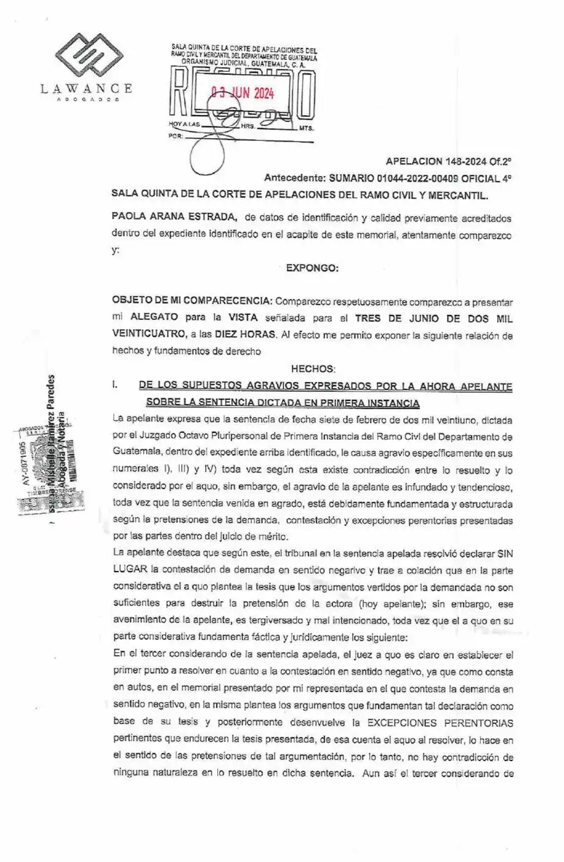 Lisa defended trial win over Las Margaritas