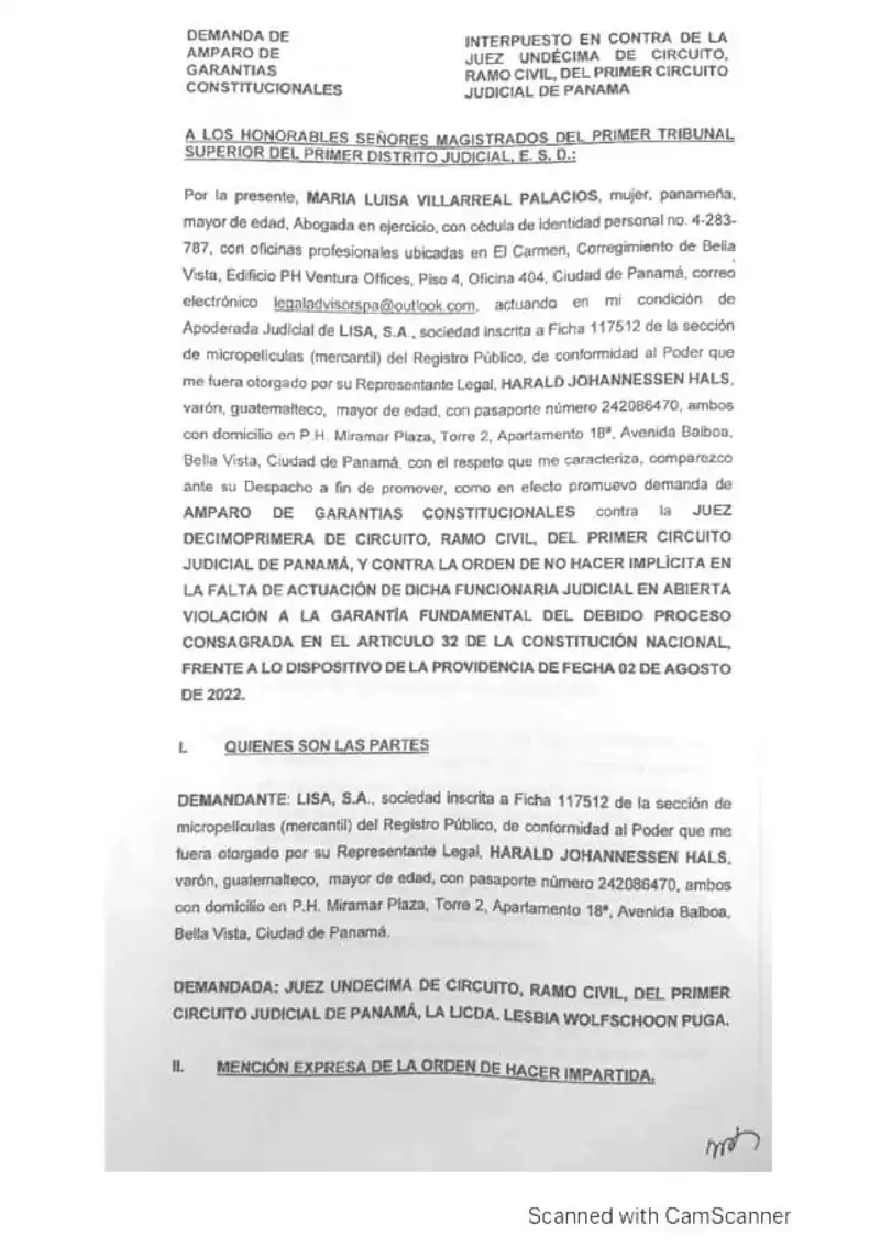 Challenges judge’s failure to advance execution process