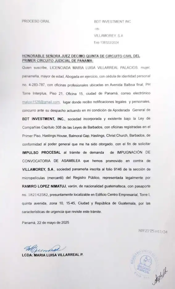 Request for Procedural Action in Assembly Challenge