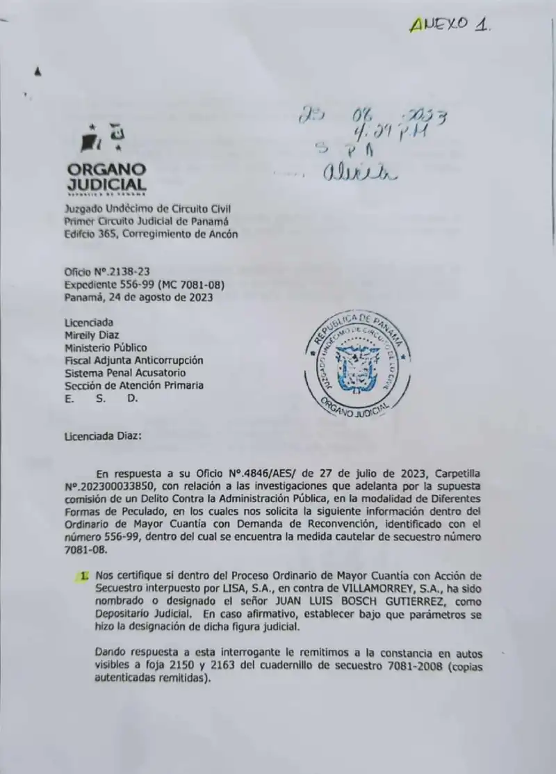Preview image for Confirmó a Bosch como depositario sin rendir informes