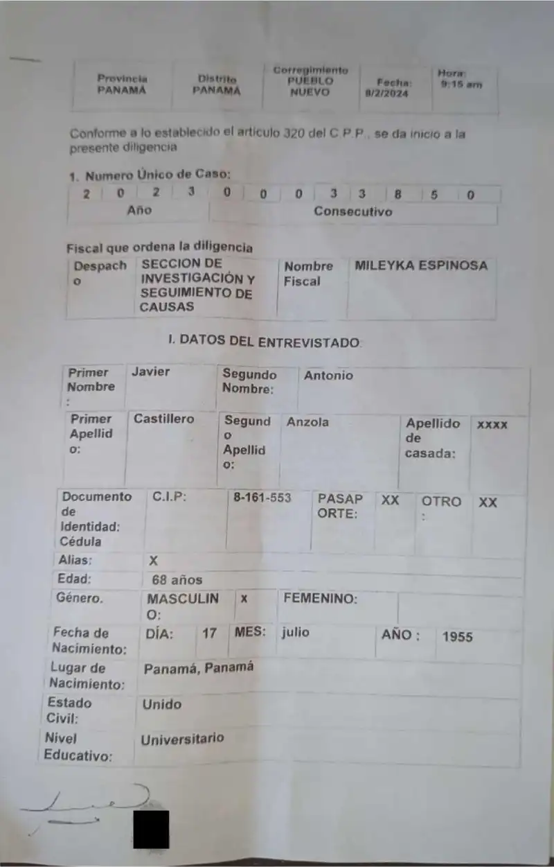 Court officer describes sequestration handled by Villamorey