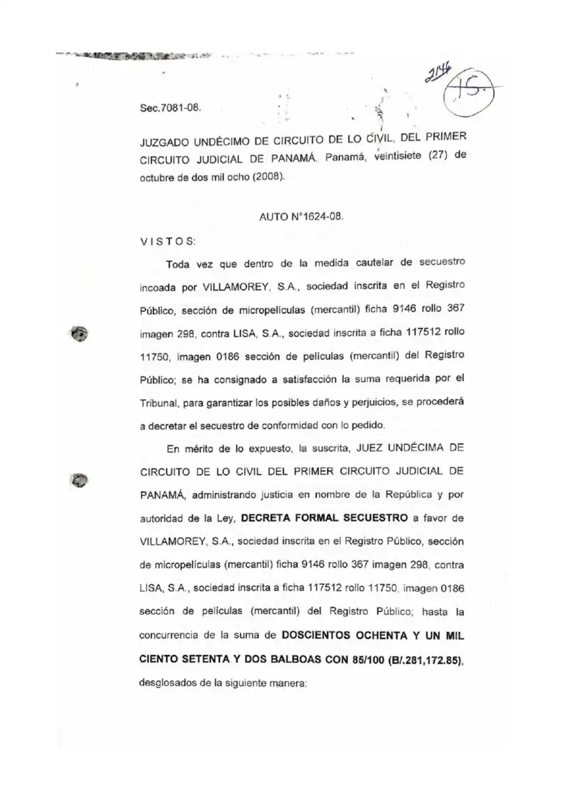 Preview image for Court approved seizure of Lisa’s shares and dividends