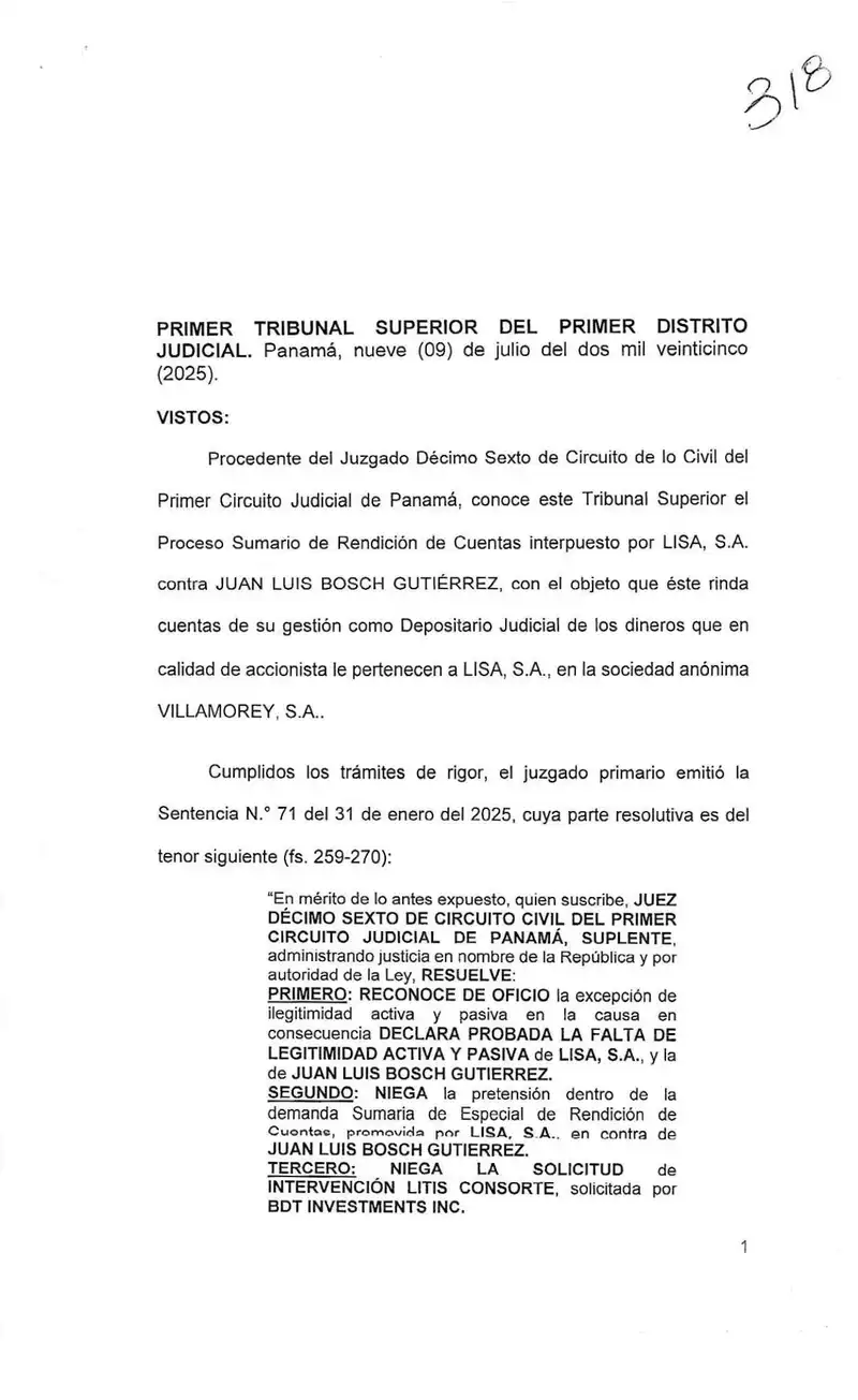 Modifies cost order but upholds dismissal of accounting case